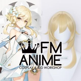 Genshin Impact Lumine Female Traveler Cosplay Wig
