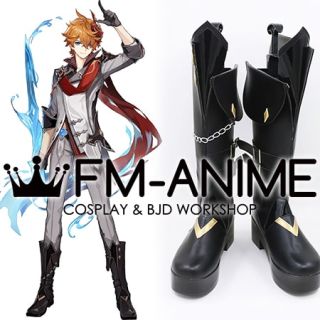 Genshin Impact Tartaglia Ajax Cosplay Boots Platform Shoes