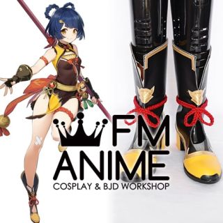 Genshin Impact Xiangling Cosplay Shoes Boots