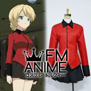 Girls und Panzer Darjeeling Uniform Cosplay Costume