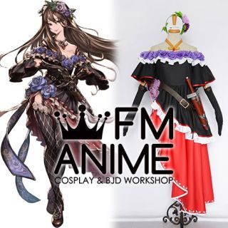 Granblue Fantasy Rosetta Dress Cosplay Costume Props