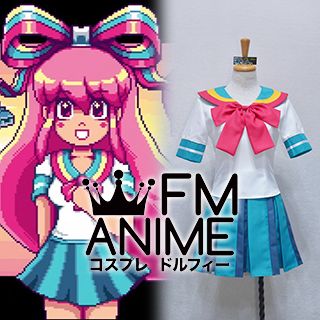 Gravity Falls Romance Academy 7 .GIFfany Sailor Giffany Uniform Cosplay Costume with Headdress
