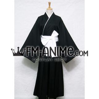 Grim Reaper Black Kimono Cosplay Costume