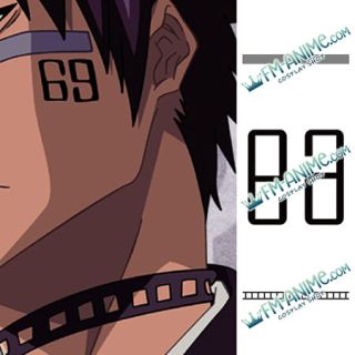 Grim Reaper Shuhei Cosplay Temporary Tattoo Stickers