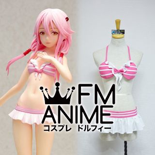 Guilty Crown Inori Yuzuriha Beachwear Cosplay Costume