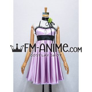 V Singer Gumi The Madness of Duke Venomania Purple Dress Cosplay Costume