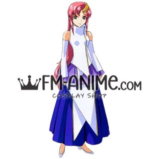 Gundam Seed Destiny Lacus Clyne Cosplay Costume