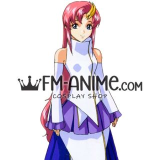 Gundam Seed Destiny Lacus Clyne Pink Wavy Cosplay Wig