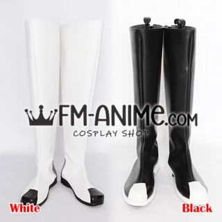 Mobile Suit Gundam SEED ZAFT Uniform Cosplay Shoes Boots (White / Black)