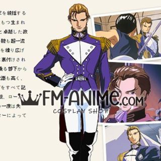 Gundam Wing Treize Khushrenada Military Uniform Cosplay Costume