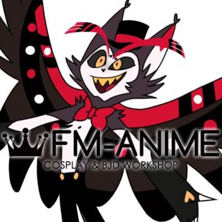 Hazbin Hotel Husk Personified Cosplay Wig