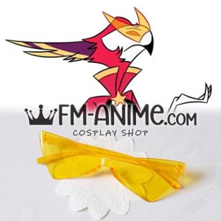 Hazbin Hotel Helluva Boss Vassago Glasses Cosplay Prop Accessory