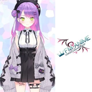 Hololive holoForce Tokoyami Towa Third Costume Japanese Virtual YouTuber VTuber Cosplay Temporary Tattoo Stickers