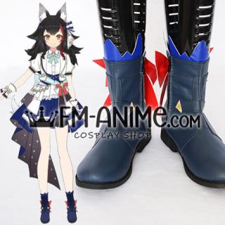 Hololive Ookami Mio Idol Vtuber Japanese Virtual YouTuber Cosplay Shoes Boots