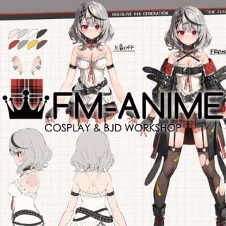 Hololive Secret Society holoX Sakamata Chloe Virtual YouTuber VTuber Cosplay Wig
