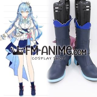 Hololive Yukihana Lamy Idol Vtuber Japanese Virtual YouTuber Cosplay Shoes Boots