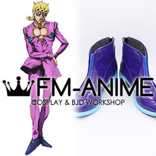 Jo’s Giorno Purple Cosplay Shoes Boots (Part 5 Golden)