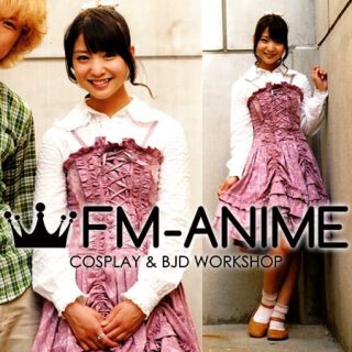 Kaizoku Sentai Gokaiger Ahim de Famille Pink Dress Cosplay Costume