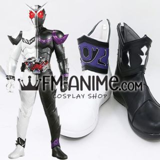 Kamen Rider W Kamen Rider Double FangJoker Cosplay Shoes Boots