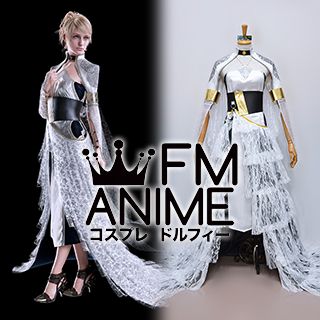 Kingsglaive: Final Fantasy XV Lunafreya Nox Fleuret Long Dress Cosplay Costume