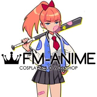 Kunio-kun Kyoko RCG Cosplay Costume