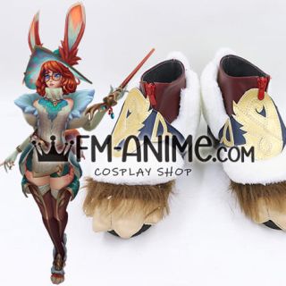 League of Legends Classic Aurora Witch Between Worlds Cosplay Shoes