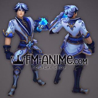 League of legends Ezreal Porcelain Protector Skin Cosplay Costume