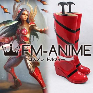 League of Legends Irelia Original Skin Cosplay Shoes Boots