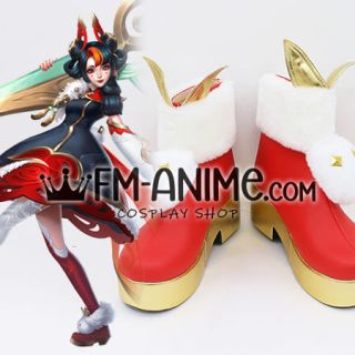 League of Legends Mythmaker Gwen Skin Cosplay Shoes Boots