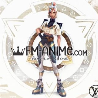 League of Legends Prestige True Damage Qiyana Cosplay Costume