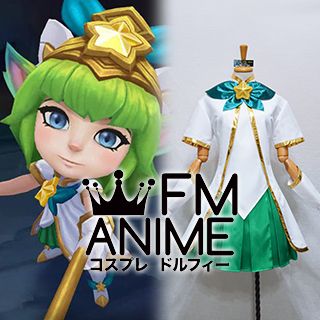 FM-Anime – League of Legends Star Guardian Lulu Skin Cosplay Costume Star  Accessories