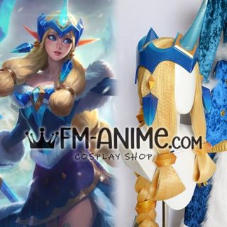 League of Legends Winter Wonder Soraka Cosplay Wig (Unstyled)