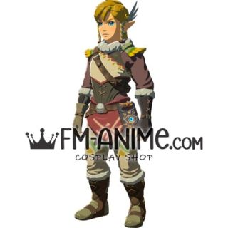 The Legend of Zelda: Breath of the Wild Link Snowquill Tunic Cosplay Costume