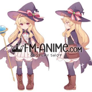 Little Witch Nobeta Nobeta Cosplay Costume with Hat Bag