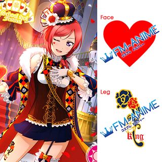Love Live! Magician Cards Cosplay Tattoo Stickers