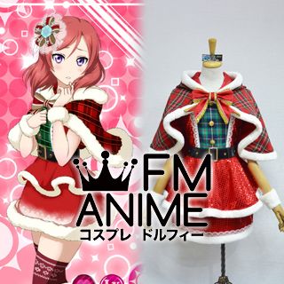 Love Live! Maki Nishikino Christmas Cosplay Costume