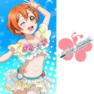 Love Live! Rin Hoshizora Cute Swimsuit! Friendly Match Round 7 Cosplay Tattoo Stickers