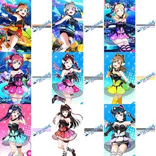 Love Live! Sunshine!! Time Travel Ver. Cosplay Tattoo Stickers