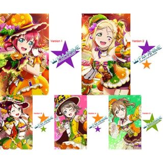 Love Live! Sunshine!! Halloween Harvest Season Cosplay Tattoo Stickers