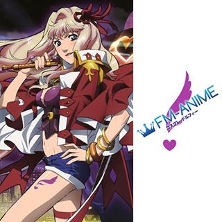 Macross Frontier Sheryl Nome Purple Cosplay Tattoo Stickers