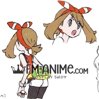 Pok-m Omega Ruby and Alpha Sapphire May Cosplay Wig