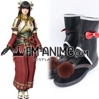 Monster Hunter Rise Minoto Cosplay Shoes Boots