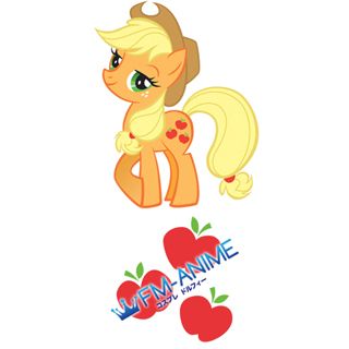 My Little Pony Applejack Cutie Mark Cosplay Tattoo Stickers