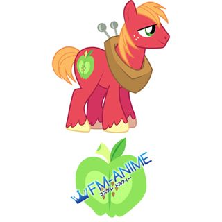 My Little Pony Big Mac Cutie Mark Cosplay Tattoo Stickers