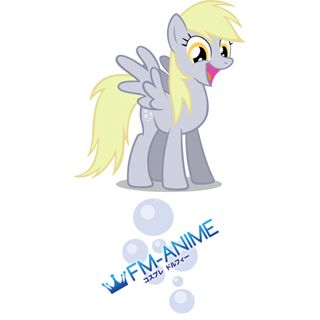 My Little Pony Derpy Muffin Cutie Mark Cosplay Tattoo Stickers