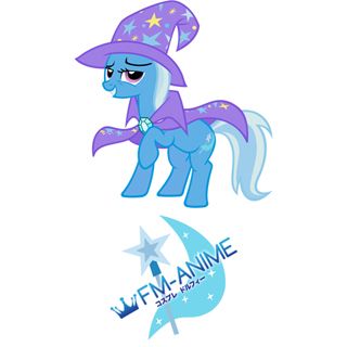 My Little Pony Great and Powerful Trixie Cutie Mark Cosplay Tattoo Stickers