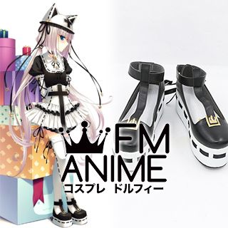 Nekopara Vanilla Black & White Cosplay Shoes
