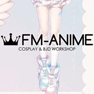 NIJISANJI Amamiya Kokoro Angel Outfit Virtual YouTuber Vtuber Cosplay Shoes Boots