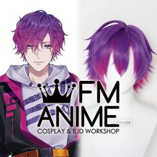 NIJISANJI EN Noctyx Uki Violeta Virtual YouTuber Vtuber Cosplay Wig