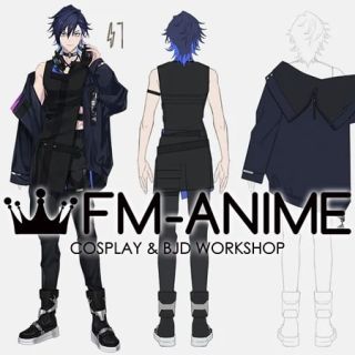 NIJISANJI EN Noctyx Yugo Asuma Virtual YouTuber Vtuber Cosplay Costume